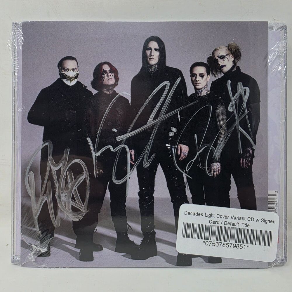 New Motionless In White Signed Art Card Decades Light Cover Varient Autographed - Picture 2 of 4